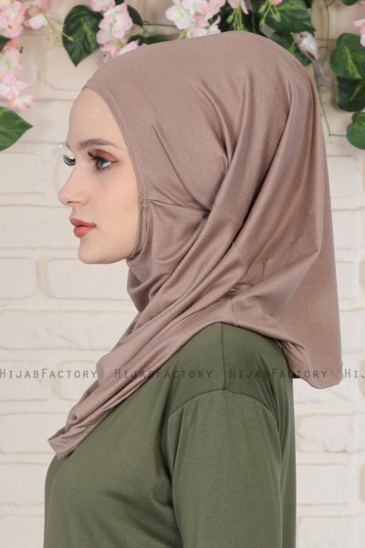 Wilda - Taupe Cotton Hijab
