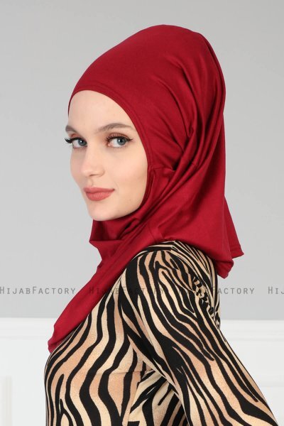 Wilda - Bordeaux Cotton Hijab