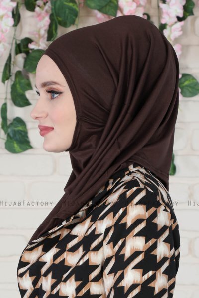 Wilda - Brown Cotton Hijab