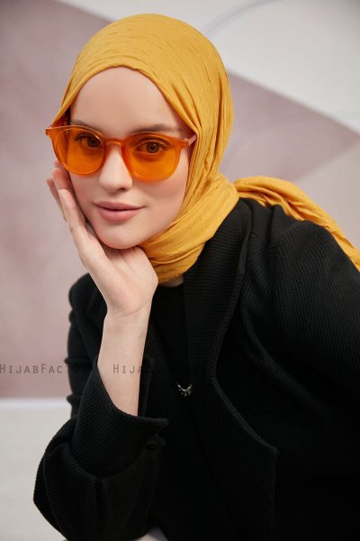 Serap - Mustard Bamboo Crash Hijab