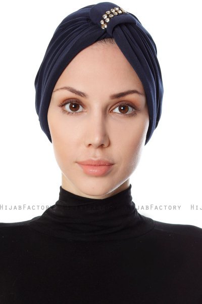 Bahar - Navy Blue Turban