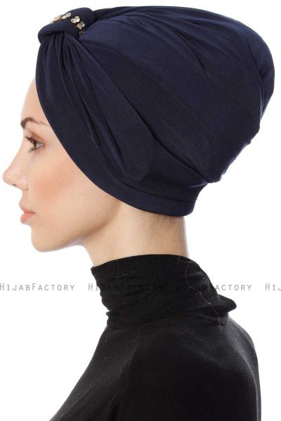 Bahar - Navy Blue Turban