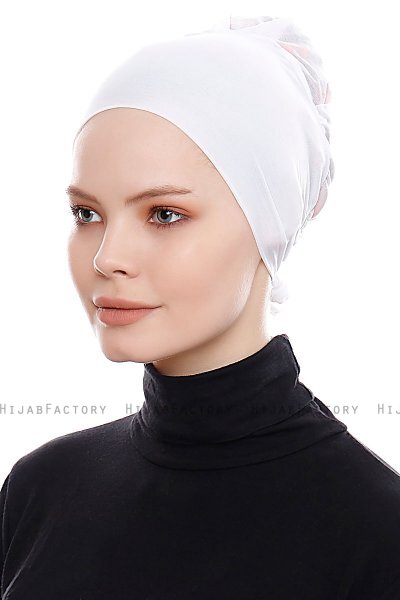 Belgin - White Parizien XXL Underscarf - Ecardin