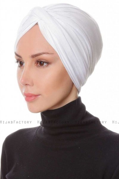 Belinay Vit Turban Ecardin 201802b