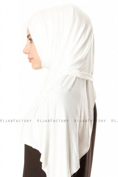 Betul - Creme 1X Jersey Hijab - Ecardin