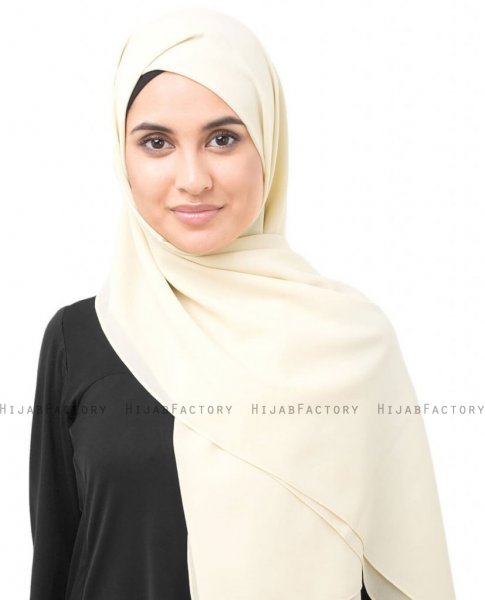 Biscotti Beige Georgette Hijab InEssence 5XA37a