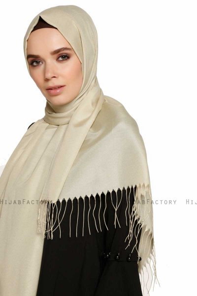 Buse - Beige Hijab - Sehr-i Sal