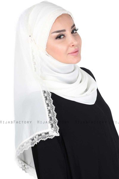 Carin - Creme Practical Chiffon Hijab