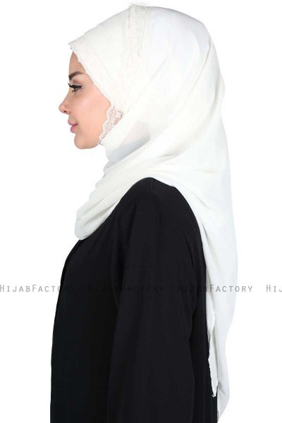 Carin - Creme Practical Chiffon Hijab