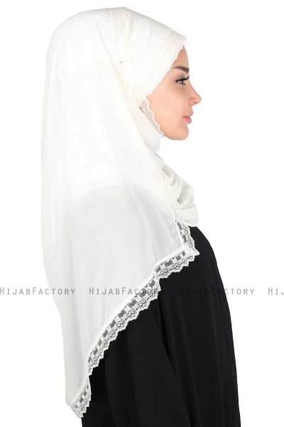 Carin - Creme Practical Chiffon Hijab