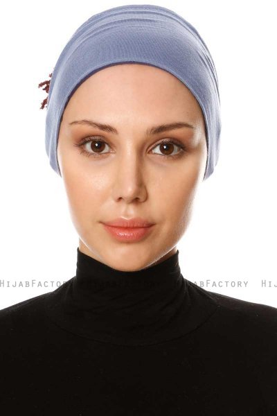 Cemre - Indigo Bandana Underscarf