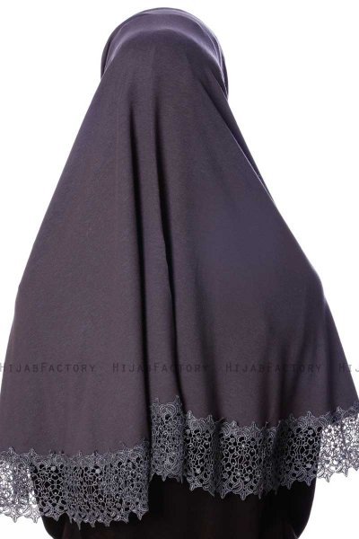 Ceylan - Dark Grey Al Amira Hijab - Altobeh