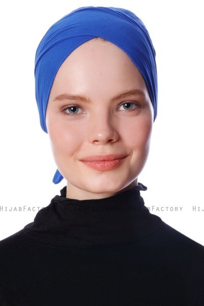 Defne - Blue Parizien Underscarf - Ecardin