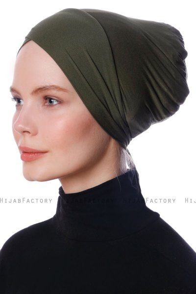 Defne - Khaki Parizien Underscarf - Ecardin