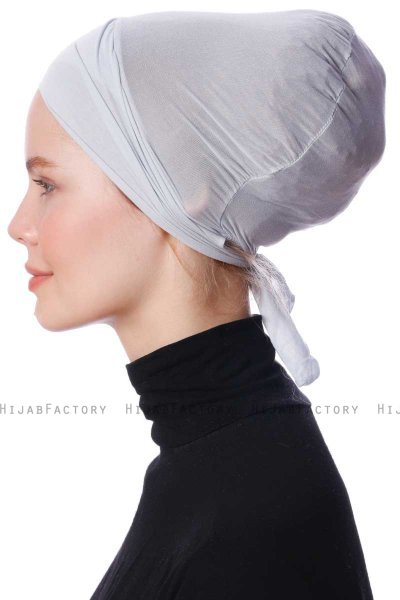 Defne - Light Grey Parizien Underscarf - Ecardin