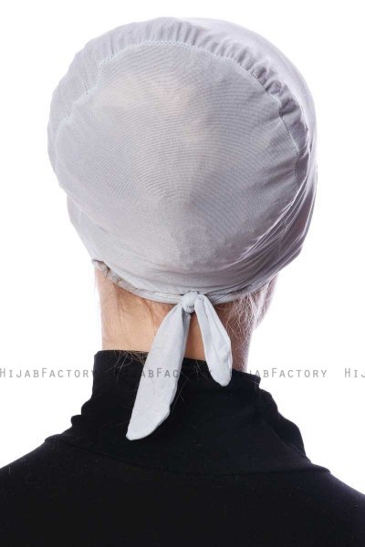 Defne - Light Grey Parizien Underscarf - Ecardin