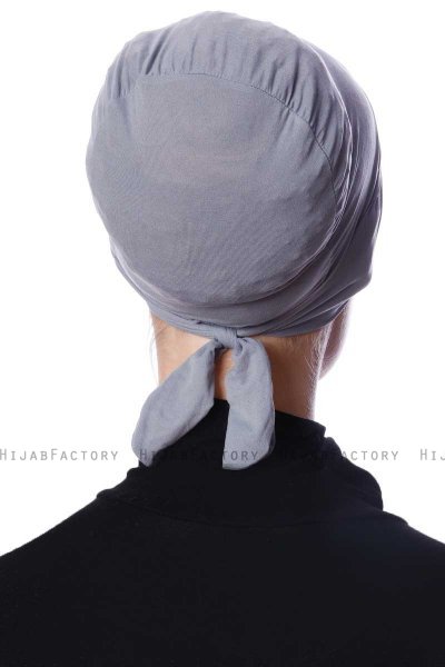 Defne - Dark Grey Parizien Underscarf - Ecardin