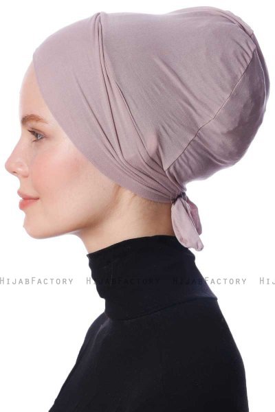 Defne - Stone Grey Parizien Underscarf - Ecardin