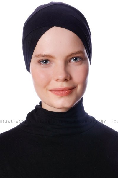 Defne - Black Parizien Underscarf - Ecardin