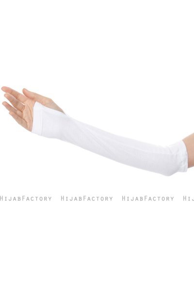 Derin - White Neckcover & Arm Sleeves