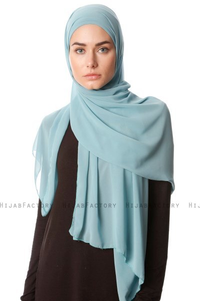 Derya - Mint Practical Chiffon Hijab