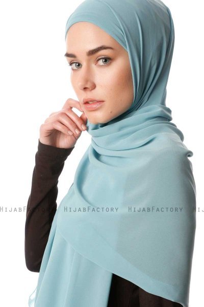 Derya - Mint Practical Chiffon Hijab