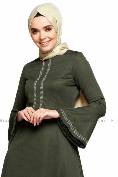 Deste - Khaki Dress - Miss Halima