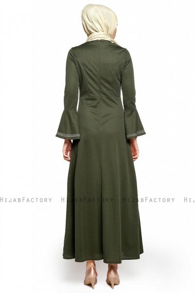 Deste - Khaki Dress - Miss Halima