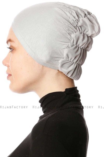 Dilara - Light Grey Underscarf - Ecardin