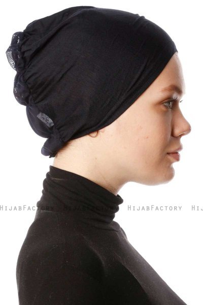 Dilara - Navy Blue Underscarf - Ecardin