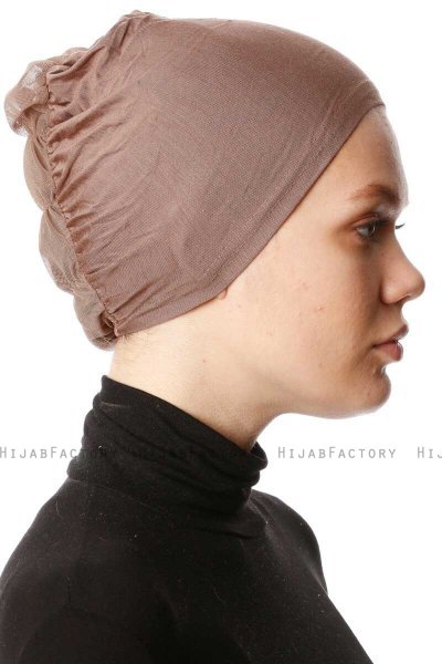 Dilara - Dark Taupe Underscarf - Ecardin