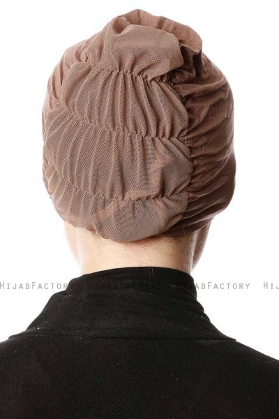 Dilara - Dark Taupe Underscarf - Ecardin