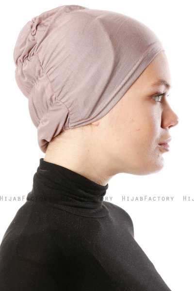 Dilara - Stone Grey Underscarf - Ecardin