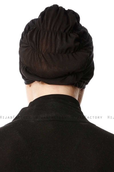 Dilara - Black Underscarf - Ecardin
