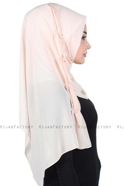 Disa - Beige Practical Chiffon Hijab