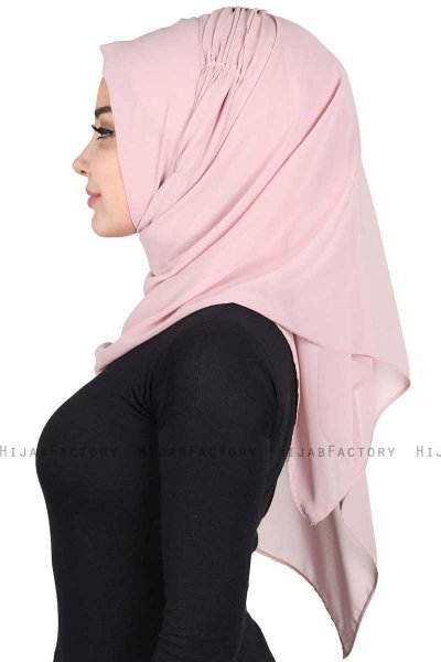 Disa - Dusty Pink Practical Chiffon Hijab