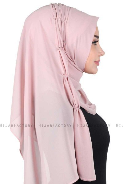 Disa - Dusty Pink Practical Chiffon Hijab