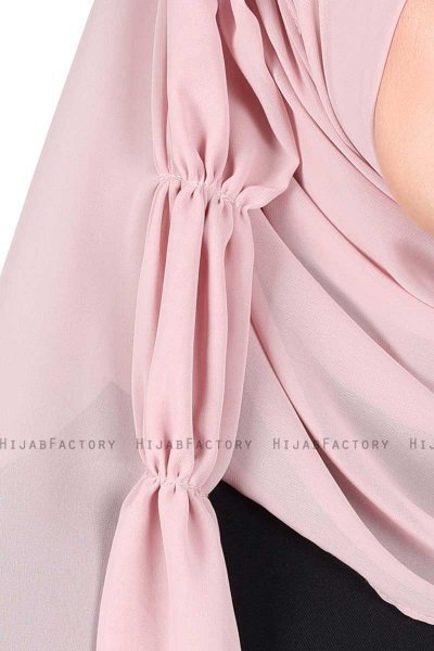 Disa - Dusty Pink Practical Chiffon Hijab