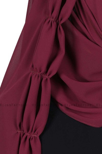 Disa - Plum Practical Chiffon Hijab