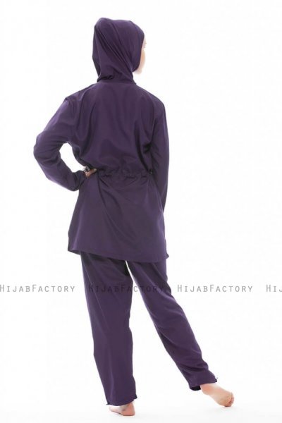 Elanur Plommon Burkini Tesmay 280444e