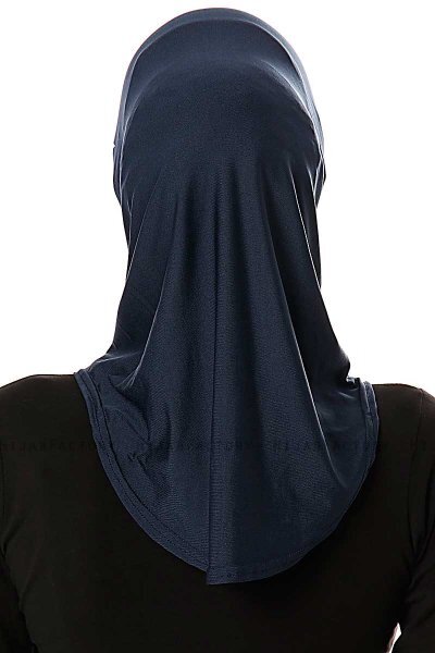 Elif - Navy Blue Sport Hijab - Ecardin