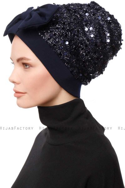 Enfleda - Navy Blue Turban