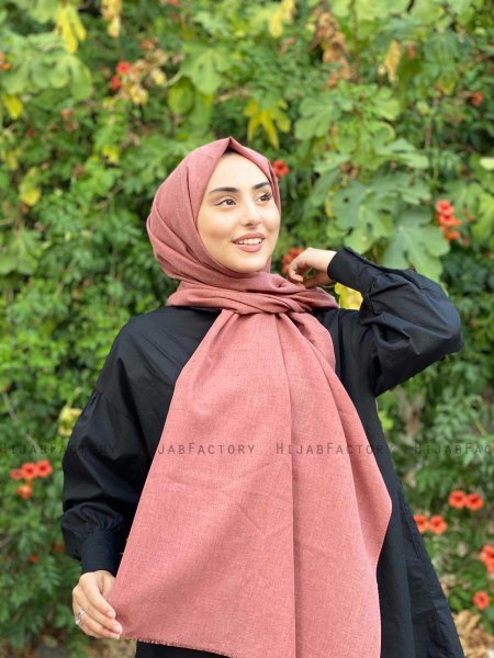 Ermina - Terracotta Cotton Hijab - Mirach