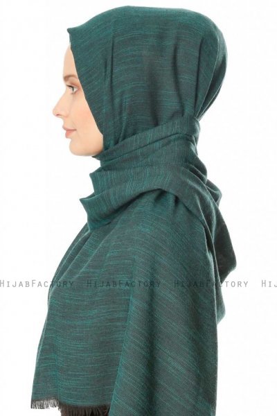 Esana - Dark Green Hijab - Madame Polo