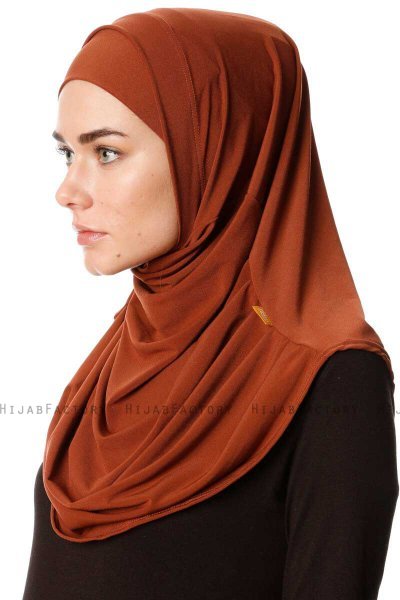 Esma - Brick Red Amira Hijab - Firdevs