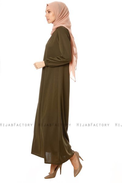 Esra - Khaki Dress - Miss Halima
