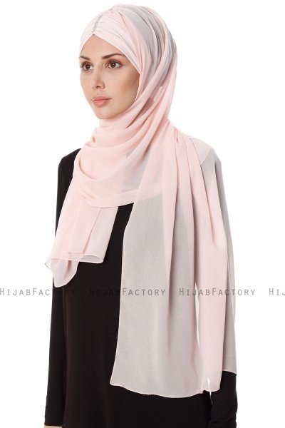 Evren - Dusty Pink Chiffon Hijab