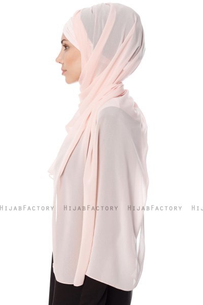 Evren - Dusty Pink Chiffon Hijab