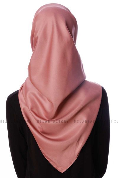 Eylul - Dusty Pink Square Rayon Hijab