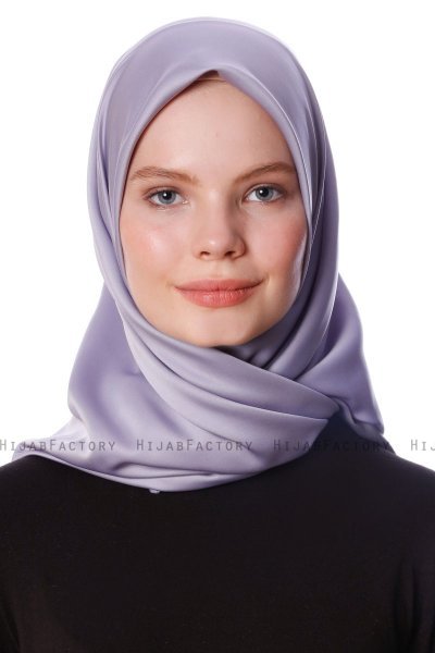 Eylul - Grey Square Rayon Hijab